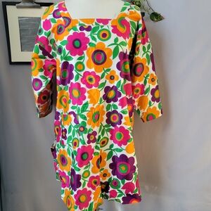 Design House Japan Vintage Floral Smock Apron One Size OS